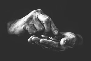 poverty, black and white, emotion, sadness, life, money, pension, age, hands, poverty, money, money, money, money, money-4561704.jpg